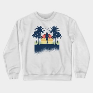 Summer Vibes - Beach Crewneck Sweatshirt